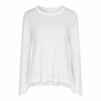 Majestic Round Neck LS – Cream