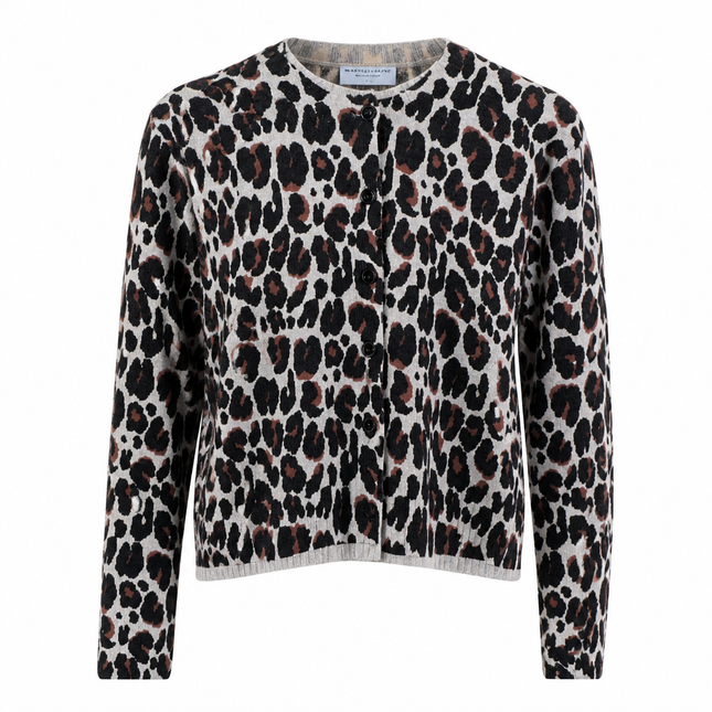 Majestic Cardigan – Leopard