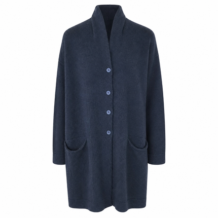Transit Long Knit Cardigan - Black