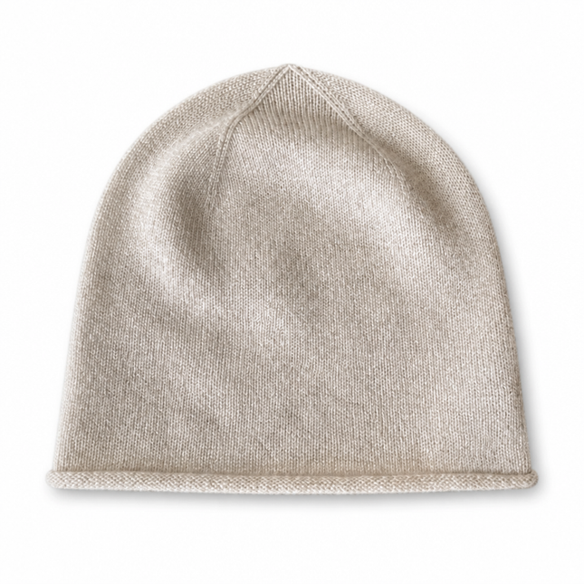 Mos Mosh Rua Cashmere Beanie – Oxford Tan