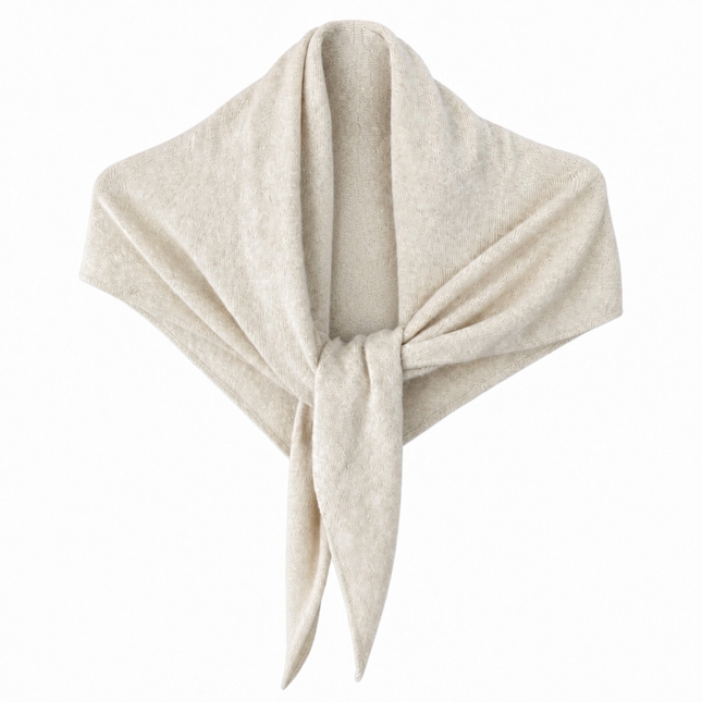 Mos Mosh Enata Cashmere Knit Scarf – Oxford Tan