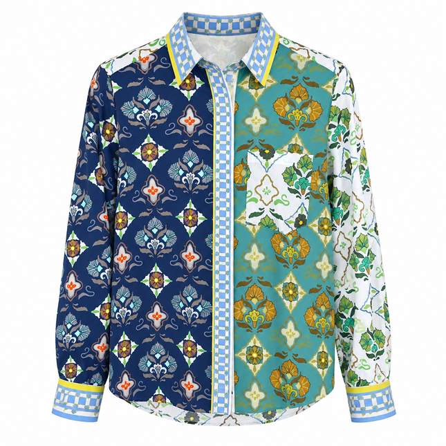 Herzens Silk Shirt – Outer Space