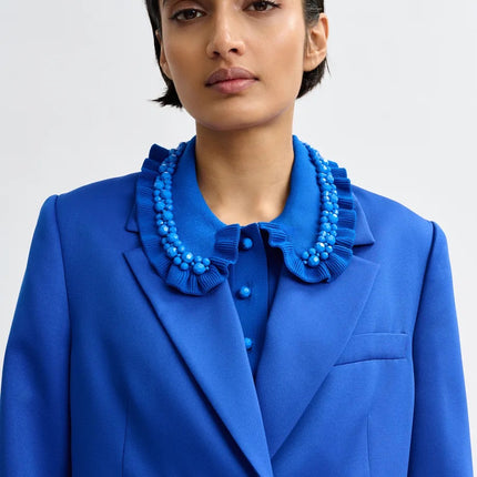 Essentiel Antwerp Jazer long line blazer blue