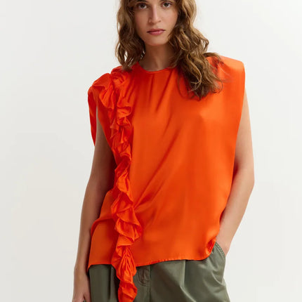 Essentiel Antwerp Joey ruffle top