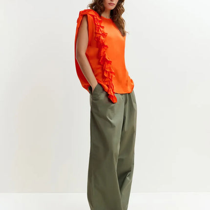Essentiel Antwerp Joey ruffle top