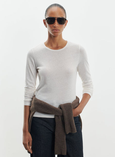 Majestic Round Neck Long sleeve top