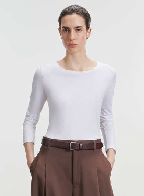 Majestic Round neck long sleeve top