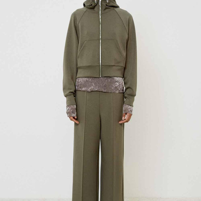 MeiMeiJ M5FD12 wide crop trousers
