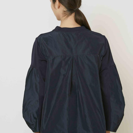 MeiMei J M5IB04 top with pocket and taffeta back and sleeve