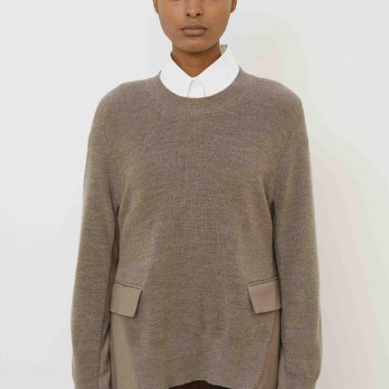 MeiMeiJ M5IZ66 pocket knit jumper