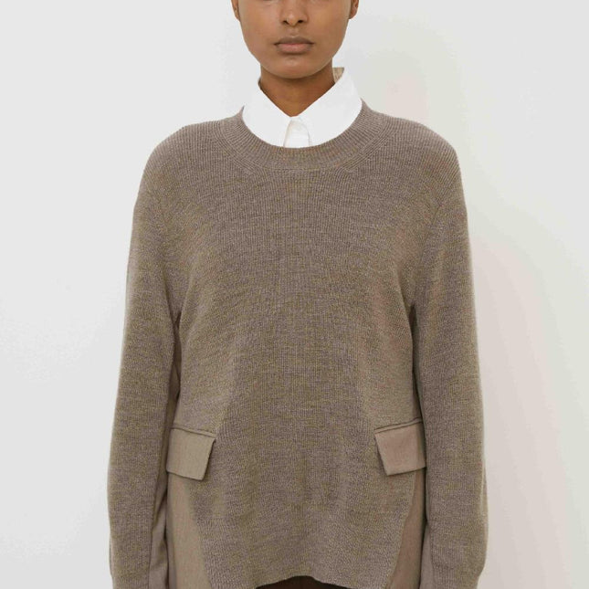 MeiMeiJ M5IZ66 pocket knit jumper