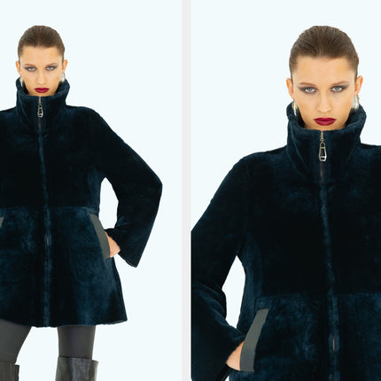 Dom Goor DG2530 short swing lambskin jacket