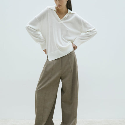 MeiMeiJ M5IV03 Classic wide trousers