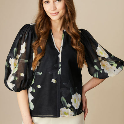 Fee G Mila puff sleeve blouse