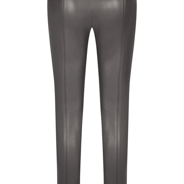 Raffaello Rossi Resa Skinny Faux Leather Leggings - Grey