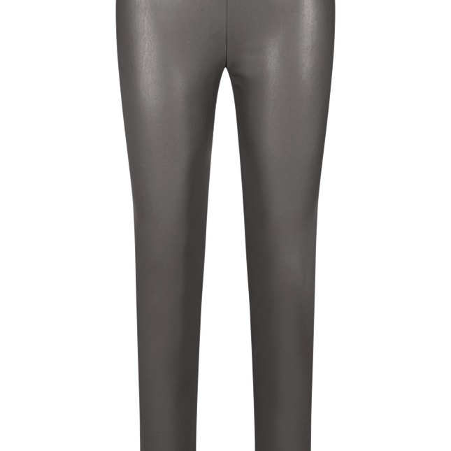 Raffaello Rossi Resa Skinny Faux Leather Leggings - Grey