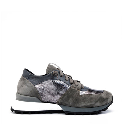 Patrizia Bonfanti Ruffle smog trainers in grey