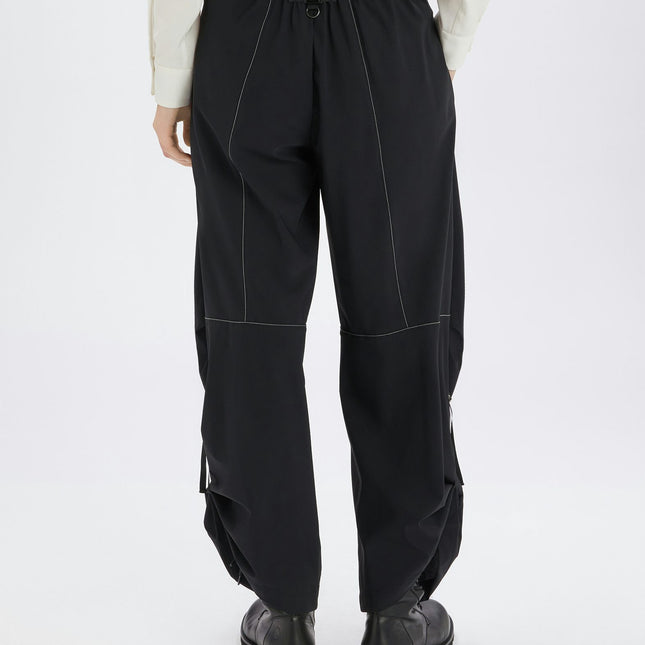 HIGH outgoing ruched end trouser