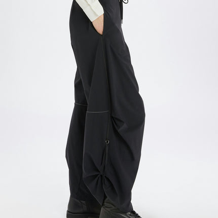 HIGH outgoing ruched end trouser