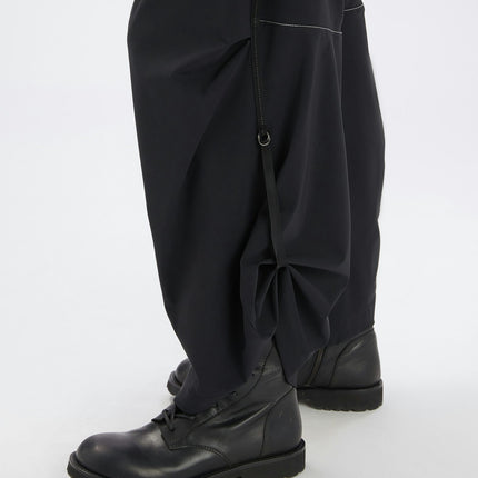 HIGH outgoing ruched end trouser