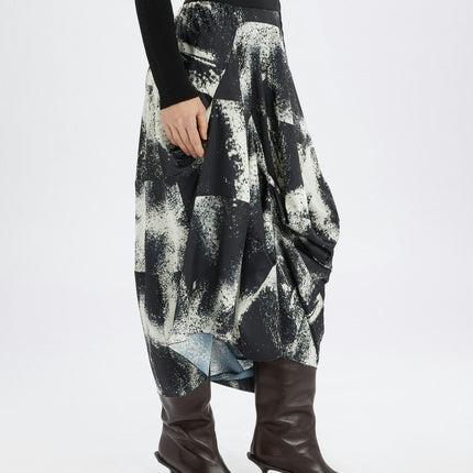 HIGH Geek ruched skirt