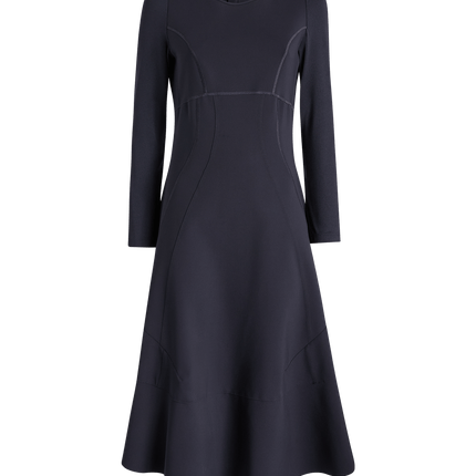 High Synchro Midi dress navy