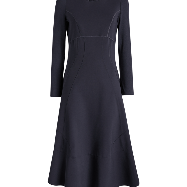 High Synchro Midi dress navy