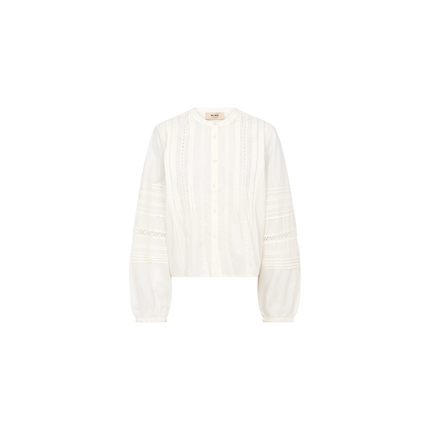Mos Mosh Adila Lace Shirt in cream