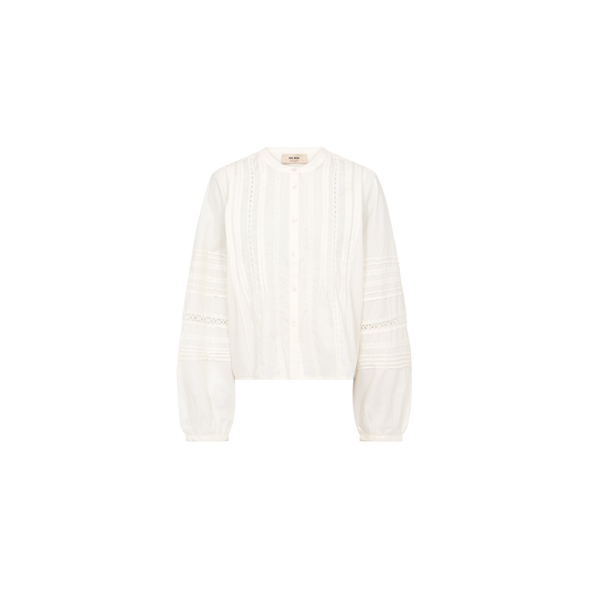 Mos Mosh Adila Lace Shirt in cream