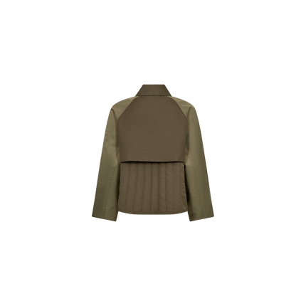 Mos Mosh Zyla Neola short trench in olive