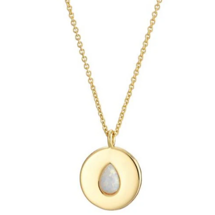 Mary K moonstone pave necklace
