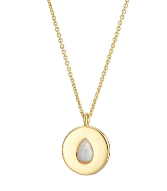 Mary K moonstone pave necklace