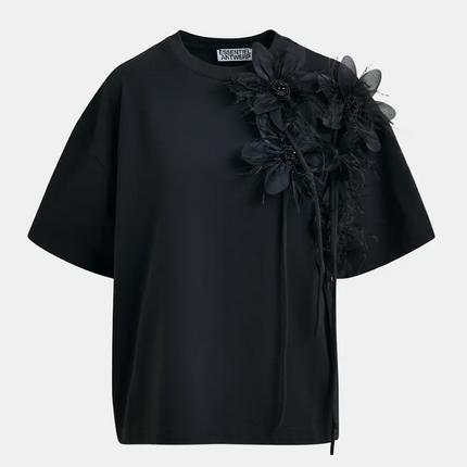 Essentiel Antwerp Ibiscus flower t-shirt