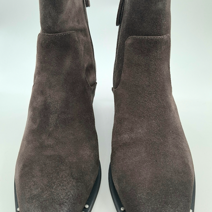 Ash Halsey suede cowboy boot grey/taupe