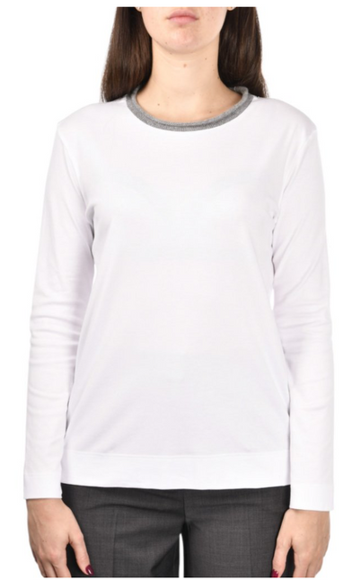 Gran Sasso 60275 sequin neck tshirt