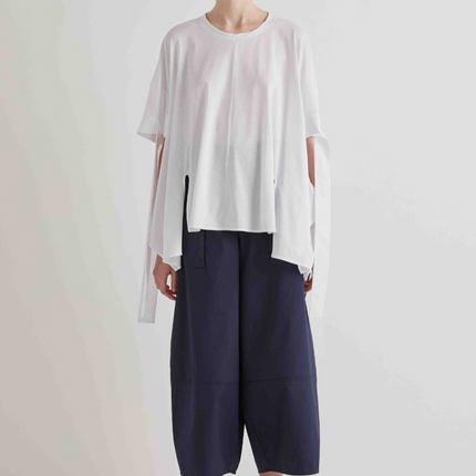 Meimeij M6PA20 Wide crop trousers