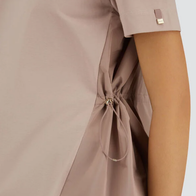 Herno JG000224D t-shirt with techno fabric back white