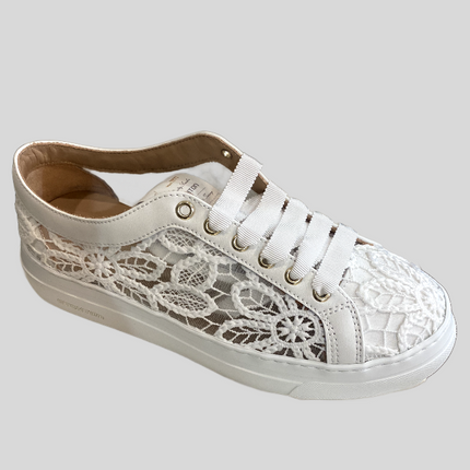 Stokton City 111-003 lace runners white