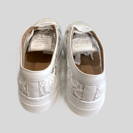 Stokton City 111-003 lace runners white