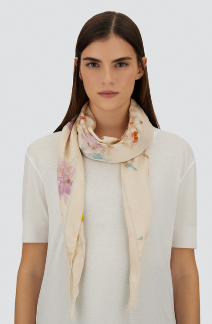 Herno SCP00032D floral scarf