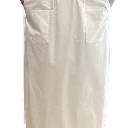 Peserico A05782 cotton skirt with pockets midi lenght