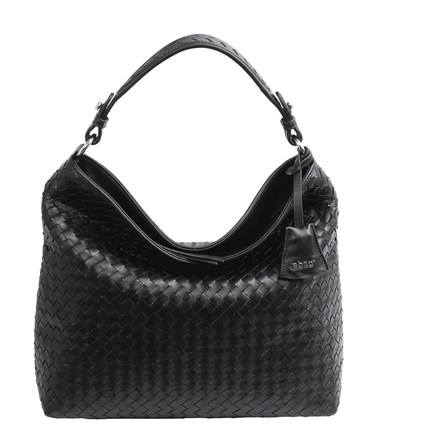 Abro 028507 Weave handle bag ( black and grey available)