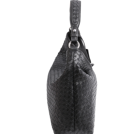 Abro 028507 Weave handle bag ( black and grey available)