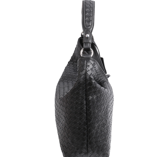 Abro 028507 Weave handle bag ( black and grey available)