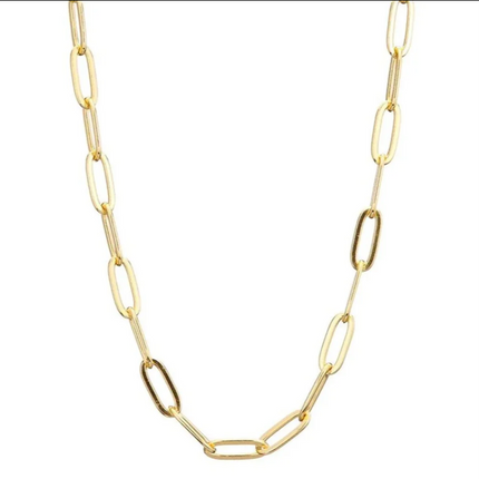 Mary K Oblong link chain necklace