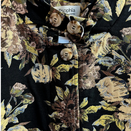 Psophia 235TRC2061 Tapestry coat black/gold pattern