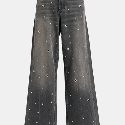 Essentiel Antwerp Garment eyelet cutout jeans