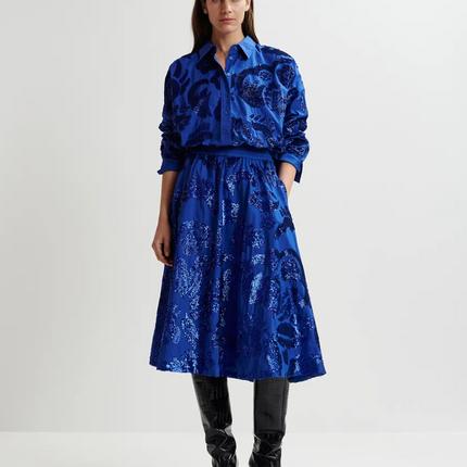 Essentiel Antwerp Gatsby sequin pattern skirt