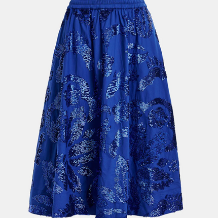 Essentiel Antwerp Gatsby sequin pattern skirt