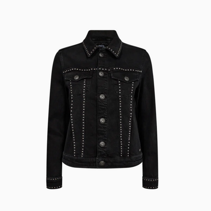 Mos Mosh Marly stud denim jacket black